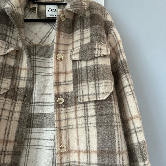 Zara Plaid Jacket - Picture 3 of 7